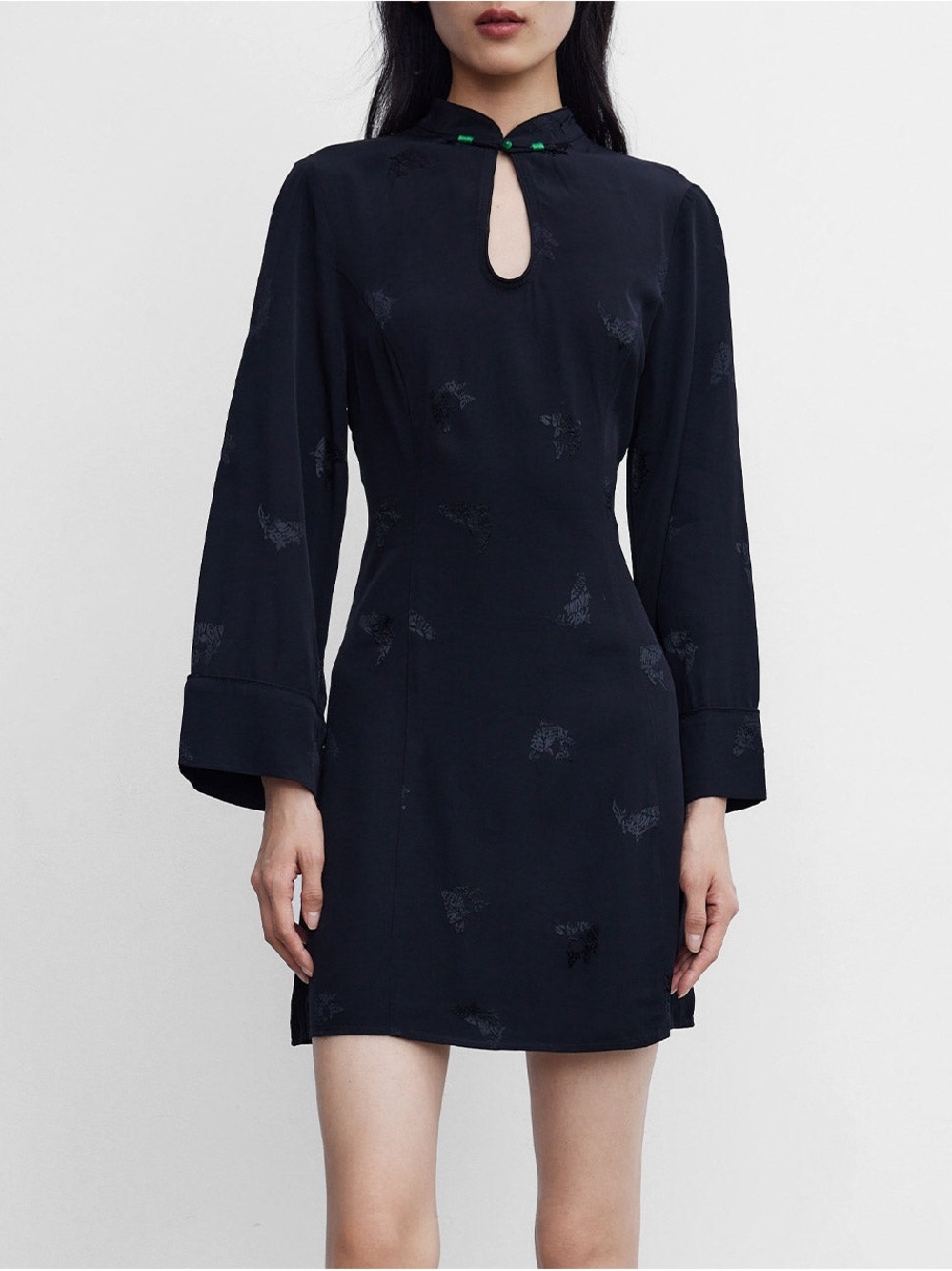 Urban Revivo Black Keyhole Mini Dress